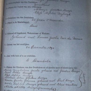 BURGER Alewyn Jacobus, 1891, MOOC 6-9-288, 118 a