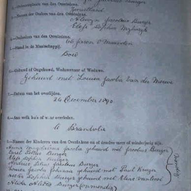 BURGER Alewyn Jacobus, 1891, MOOC 6-9-288, 118 b