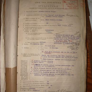 BURGER Alwyn Petrus, 1921, MOOC 6-9-2093, 2401
