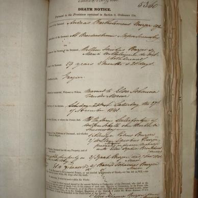 BURGER Andreas Bartholomeus, 1842, MOOC 6-9-25, 5360