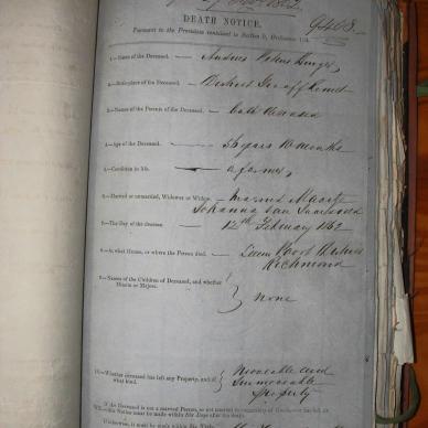 BURGER Andries Petrus, 1862, MOOC 6-9-98, 9408
