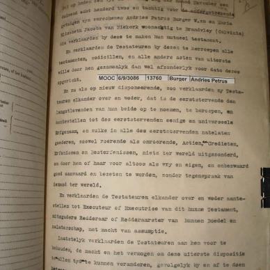 BURGER Andries Petrus, 1927, MOOC 6-9-3086, 13760 a