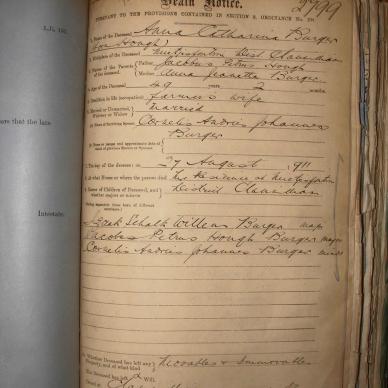 BURGER Anna Catharina nee HOUGH, 1911, MOOC 6-9-676, 2799