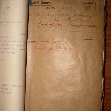 BURGER Anna Susanna nee STEYN, 1924, MOOC 6-9-2588, 3802