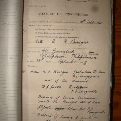 BURGER Barend Bartholomeus, 1928, MOOC 6-9-3392, 19842 (2)