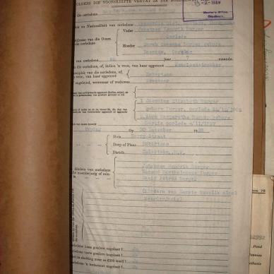 BURGER Barend Bartholomeus, 1939, MOOC 6-9-5233, 62992