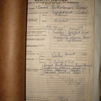 BURGER Barend Bartholomeus, 1951, MOOC 6-9-18191, 2695-51