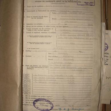 BURGER Barend Frederick, 1944, MOOC 6-9-10818, 91432