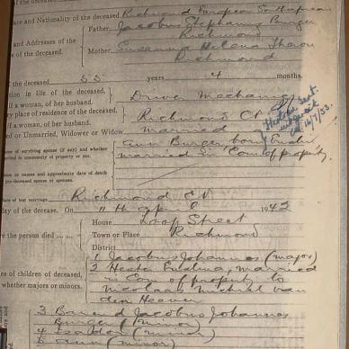 BURGER Barend Jacobus Johannes, 1942, MOOC 6-9-8939, 78867