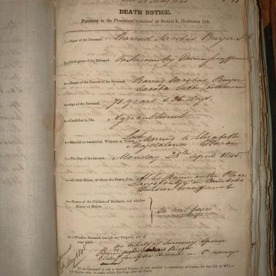 BURGER Barend Jacobus, 1845, MOOC 6-9-36, 7877