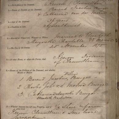 BURGER Barend Jacobus, 1876, MOOC 6-9-154, 2420