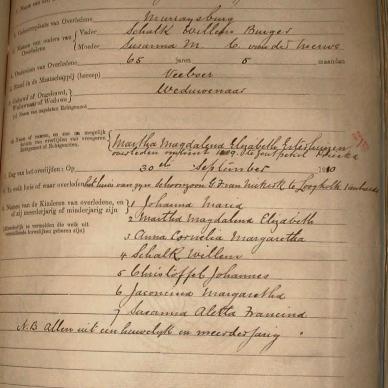 BURGER Barend Jacobus, 1910, MOOC 6-9-653, 2787