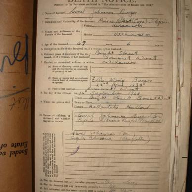 BURGER Carel Johannes Christian, 1945, MOOC 6-9-12476, 3079-45 (1)