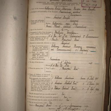 BURGER Catharina Hester Johanna nee HOUGH, 1919, MOOC 6-9-1357, 134