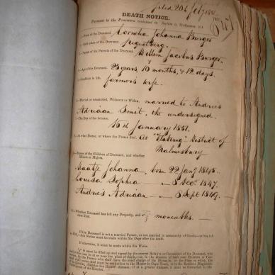 BURGER Cornelia Johanna getroud SMIT, 1851, MOOC 6-9-53, 647