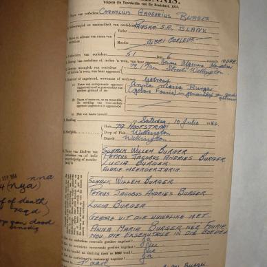 BURGER Cornelius Gregorius, 1954, MOOC 6-9-23024, 4915-54