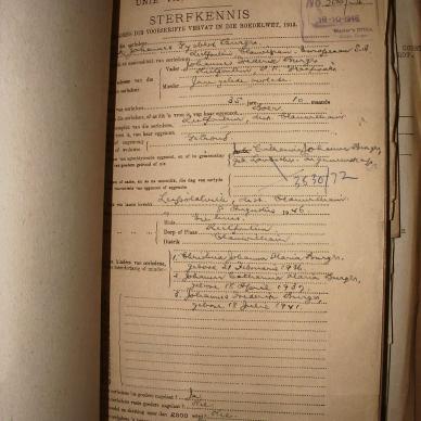 BURGER Dirk Johannes Gysbert, 1946, MOOC 6-9-13295, 5085-46