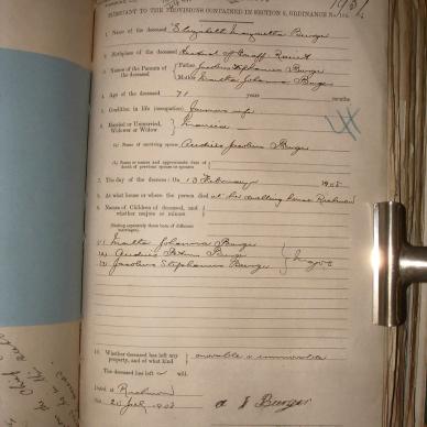 BURGER Elizabeth Margaretha, 1908, MOOC 6-9-599, 1937