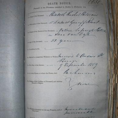 BURGER Elizabeth Rachel nee PRETORIUS, 1860, MOOC 6-9-89, 6650