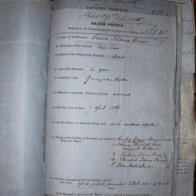 BURGER Fredrik Johannes, 1867, MOOC 6-9-119, 3440