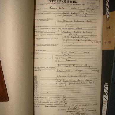 BURGER Geesie Johanna Wilhelmina nee BRYNARD, 1943, MOOC 6-9-10500, 89059