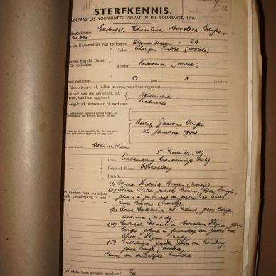 BURGER Gerbrech Christina Dorothea nee LUBBE, 1946, MOOC 6-9-13389, 5704-46