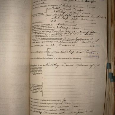 BURGER Gertruida Johanna nee CARSTEN, 1919, MOOC 6-9-1392, 851