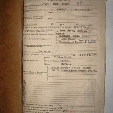 BURGER Gideon Jozua, 1953, MOOC 6-9-20818, 1731-53