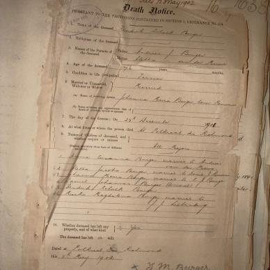 BURGER Hendrik Schalk, 1902, MOOC 6-9-450, 1637