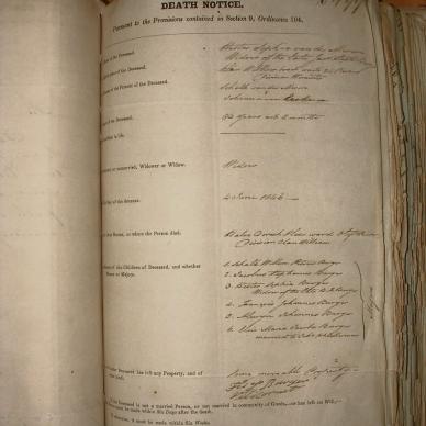 BURGER Hester Sophia nee VAN DER MERWE, 1846, MOOC 6-9-40, 8499