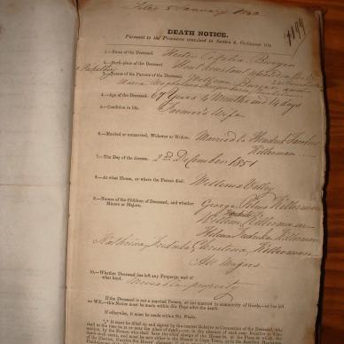 BURGER Hester Cicilia getroud KELLERMAN, 1852, MOOC 6-9-57, 1199