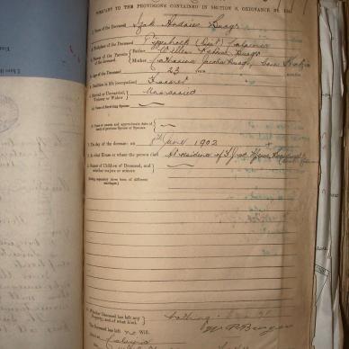 BURGER Izak Andries, 1910, MOOC 6-9-653, 2797