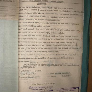 BURGER Izak Schalk Van Der merwe, 1956, MOOC 6-9-23988, 2269-56 (2)