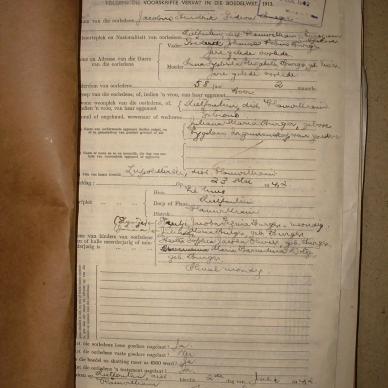 BURGER Jacobus Hendrik Gideon, 1942, MOOC 6-9-9147, 79777