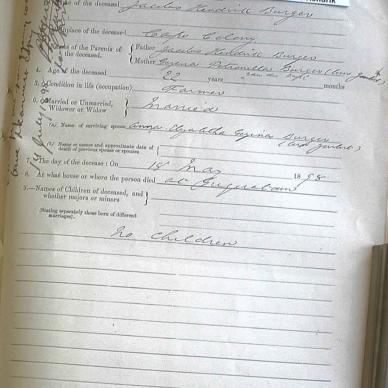 BURGER Jacobus Hendrik, 1898, MOOC 6-9-379, 2211