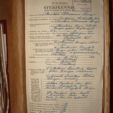 BURGER Jacobus Johannes, 1939, MOOC 6-9-5284, 64461