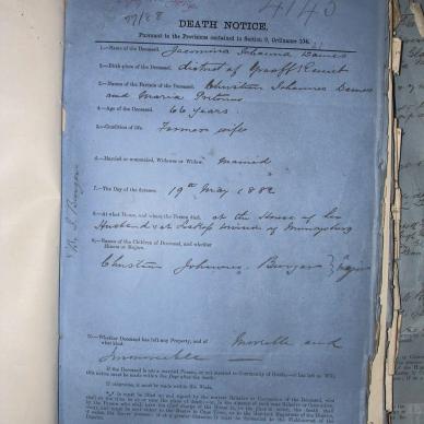 BURGER Jacomina Johanna nee DAMES, 1882, MOOC 6-9-187, 4145