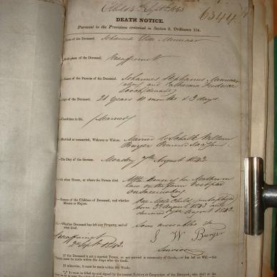 BURGER Johanna Elsie nee MINNAAR, 1843, MOOC 6-9-30, 6344