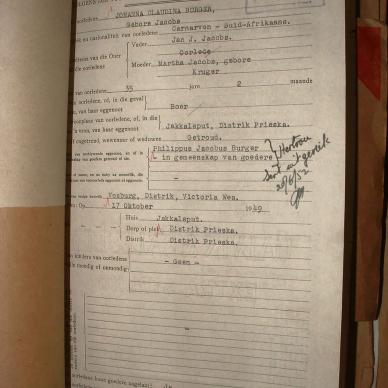 BURGER Johanna Glaudina nee JACOBS, 1949, MOOC 6-9-16563, 5625-49