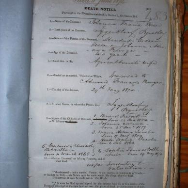 BURGER Johanna Maria nee VISSER, 1874, MOOC 6-9-147, 483