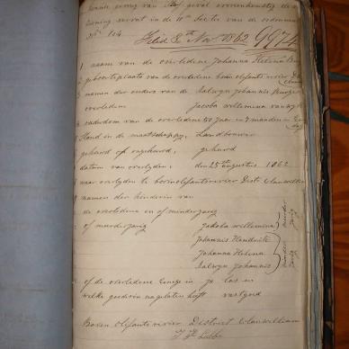BURGER Johanna Helena, 1862, MOOC 6-9-101, 9974