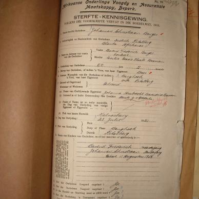 BURGER Johannes Christiaan, 1951, MOOC 6-9-18682, 5225-51