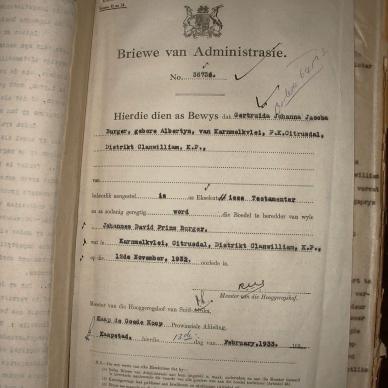 BURGER Johannes David Prins, 1933, MOOC 6-9-4222, 36736 (2)