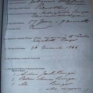 BURGER Johannes Stephanus, 1866, MOOC 6-9-115, 2580