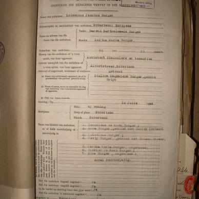 BURGER Lodewicus Jacobus, 1944, MOOC 6-9-11103, 93682