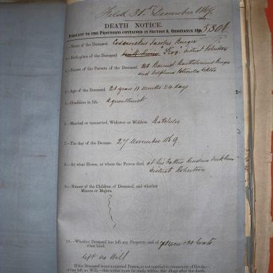 BURGER Lodiwickus Jacobus, 1869, MOOC 6-9-129, 5806