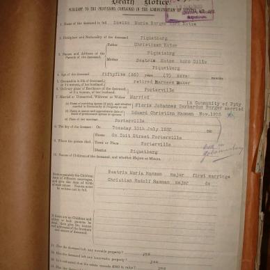BURGER Lowiza Maria nee KOTZE, 1930, MOOC 6-9-3742, 27130