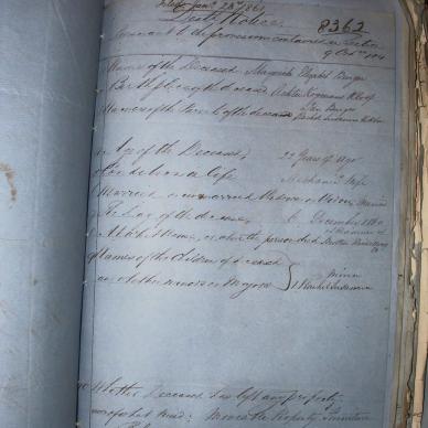 BURGER Margrieta Elizabet getroud COMBRINK?, 1861, MOOC 6-9-93, 8362
