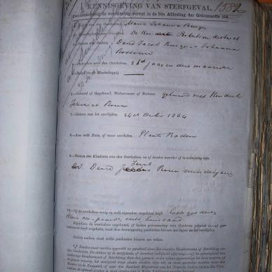 BURGER Maria Johanna getroud ROUX, 1865, MOOC 6-9-110, 1582