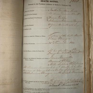 BURGER Martha Dorothea nee LUBBE, 1844, MOOC 6-9-34, 7608